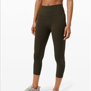 Lululemon hi rise crop leggings